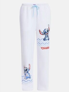 Disney Lilo & Stitch Embroidered Ohana Joggers Plus Size XXL